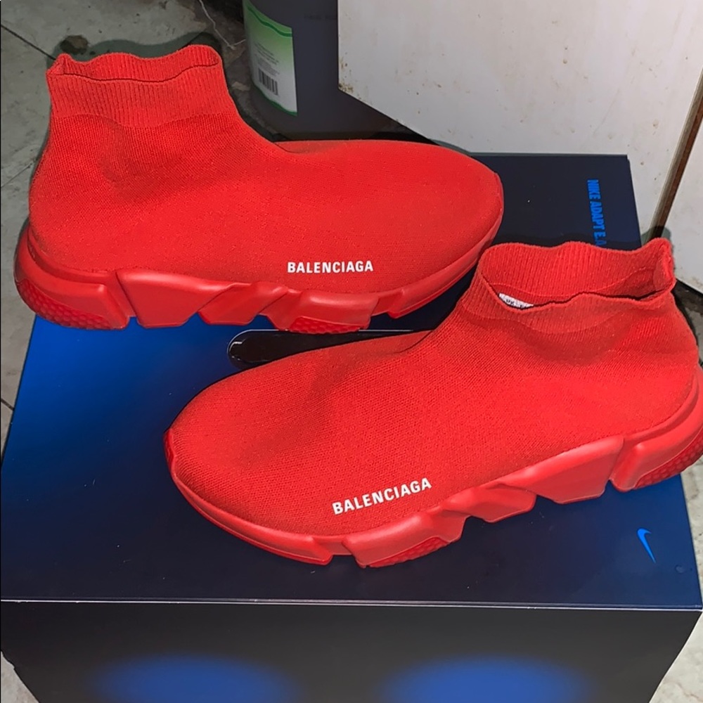 Red Balenciagas